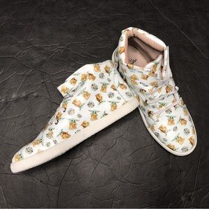 Monkey Feet Yoda Star Wars High Top Leather Shoes Woman’s size 38 (8.5)